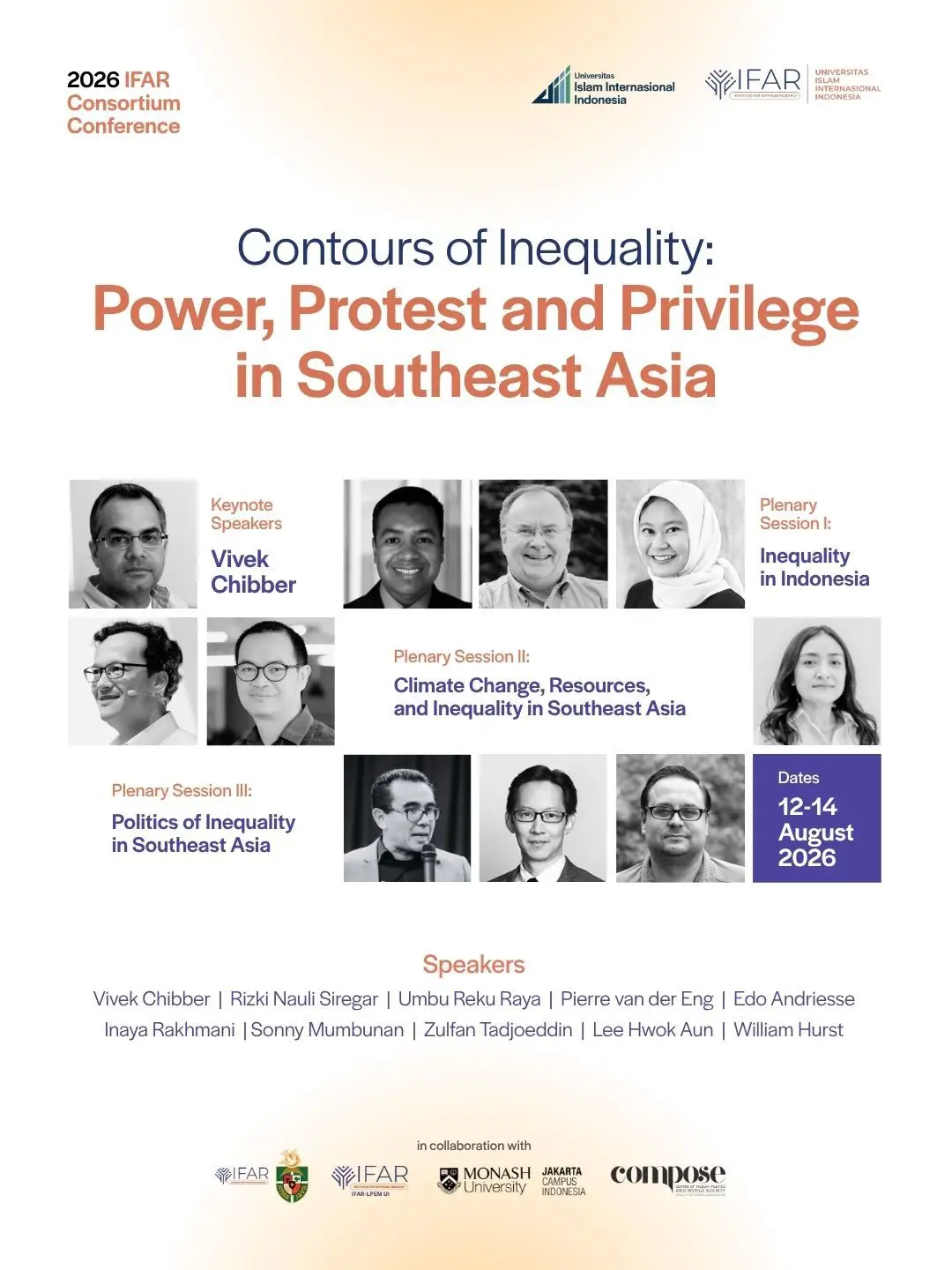 Konferensi Konsorsium IFAR 2026 "Contours of Inequality: Power, Protest, and Privilege in Southeast Asia" 