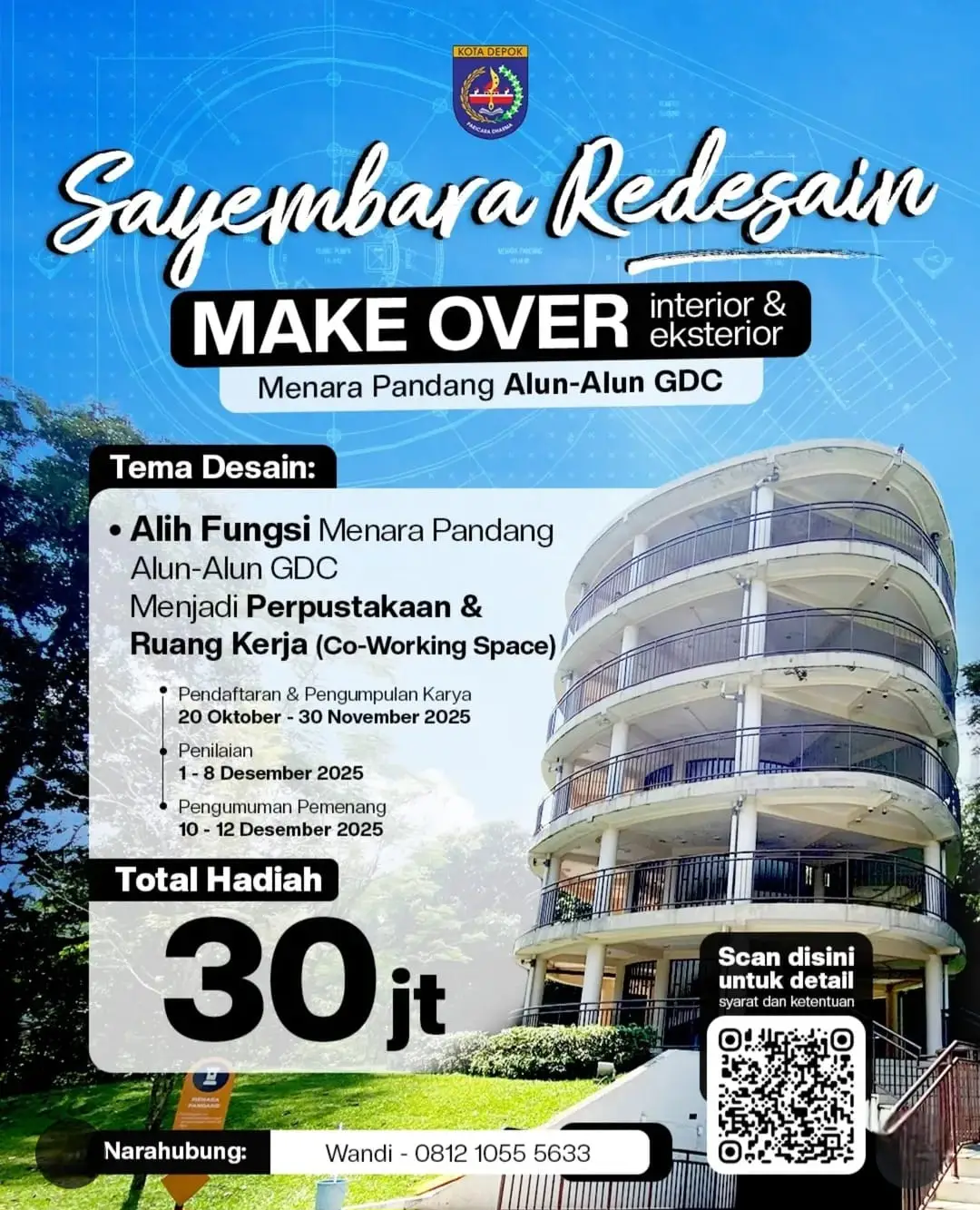 Sayembara Redesain Makeover Menara Pandang Alun-Alun