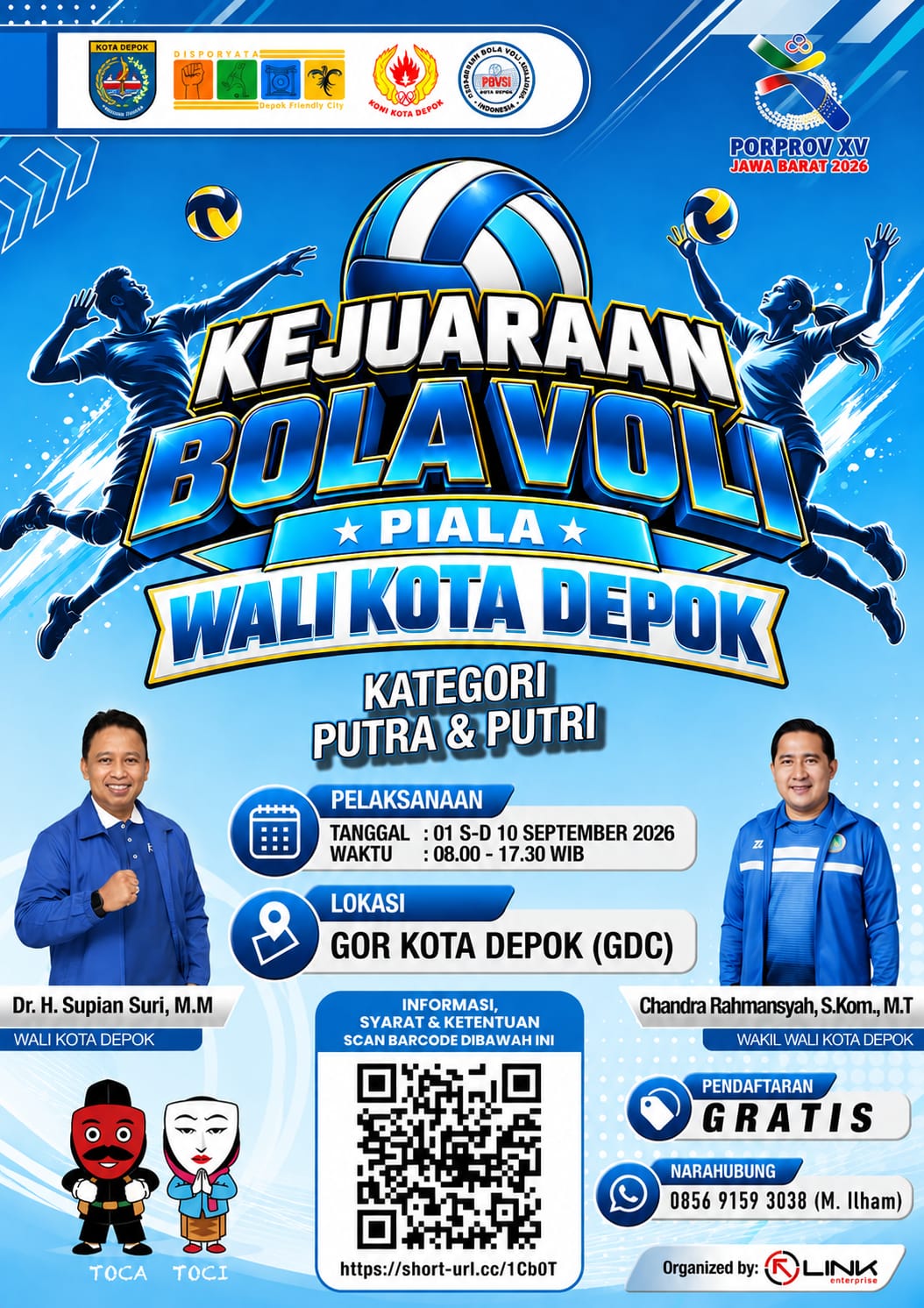 Kejuaraan Bola Voli Piala Wali Kota Depok 2026: Diikuti Klub Elit, Sayang Dilewatkan!